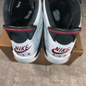 Jordan Kids Sneakers Red White Black